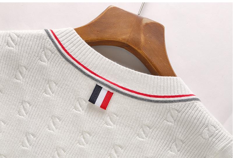 Thom Browne Puppy Embroidered Sweater Vest