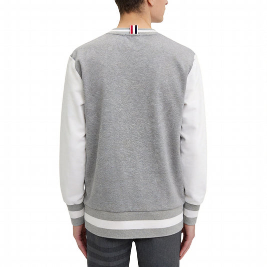 Thom Browne Spring Summer Colorblock Four-Bar Hoodie