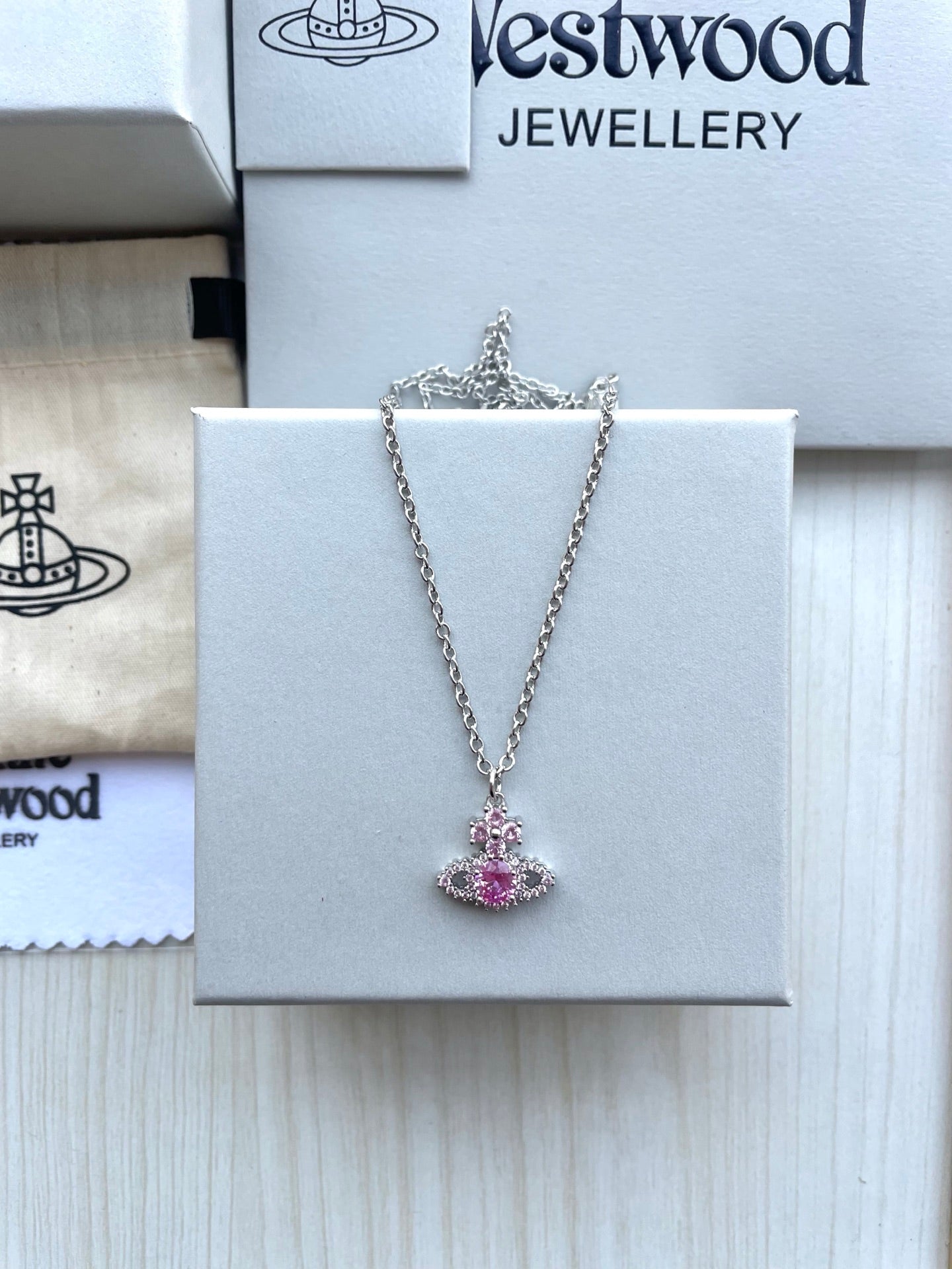Vivienne Westwood Full-Crystal Collar Necklace