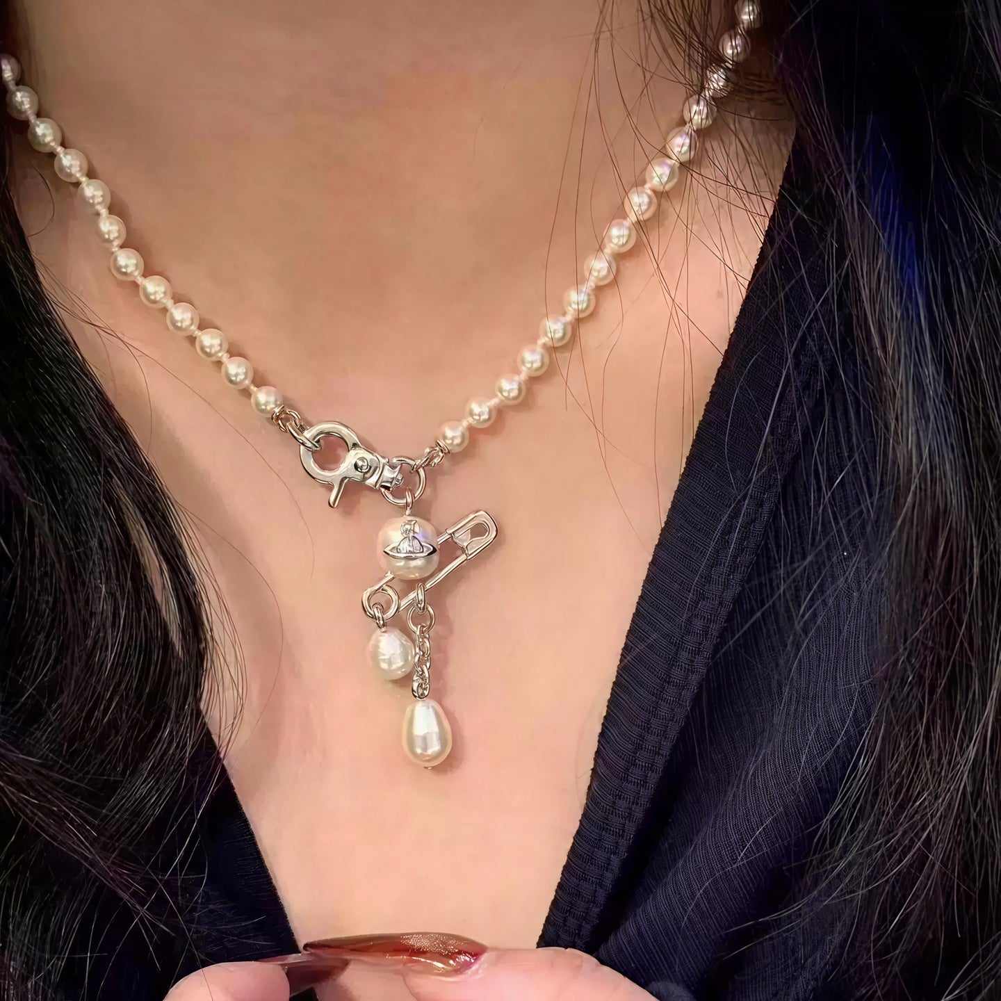 Vivienne Westwood Pin-Style Necklace