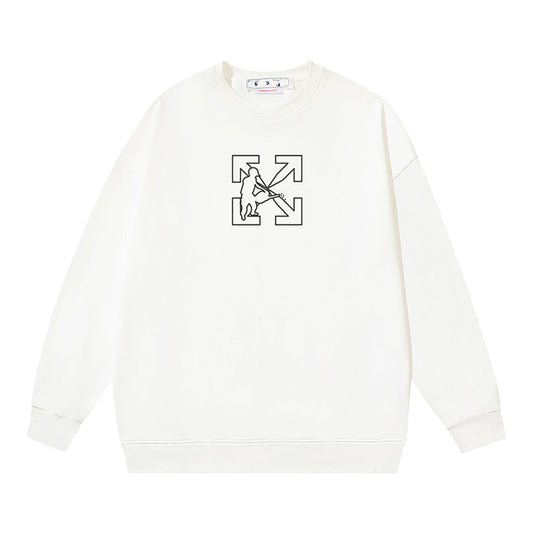 OFF-Whlte Arrow logo sports sweatshirt#114