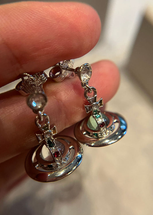 Vivienne Westwood Classic Planet Stud Earrings