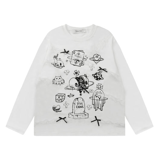 Vivienne Westwood Graffiti-Style Casual Sweatshirt