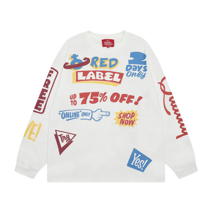 Vivienne Westwood Graffiti-Style Casual Sweatshirt