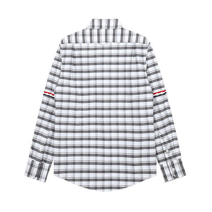 Unisex plaid striped shirt THOM TREND
