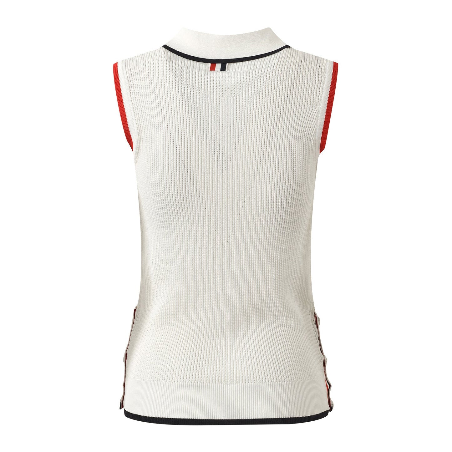 Thom Browne Women's Polo Neck Sleeveless Vest