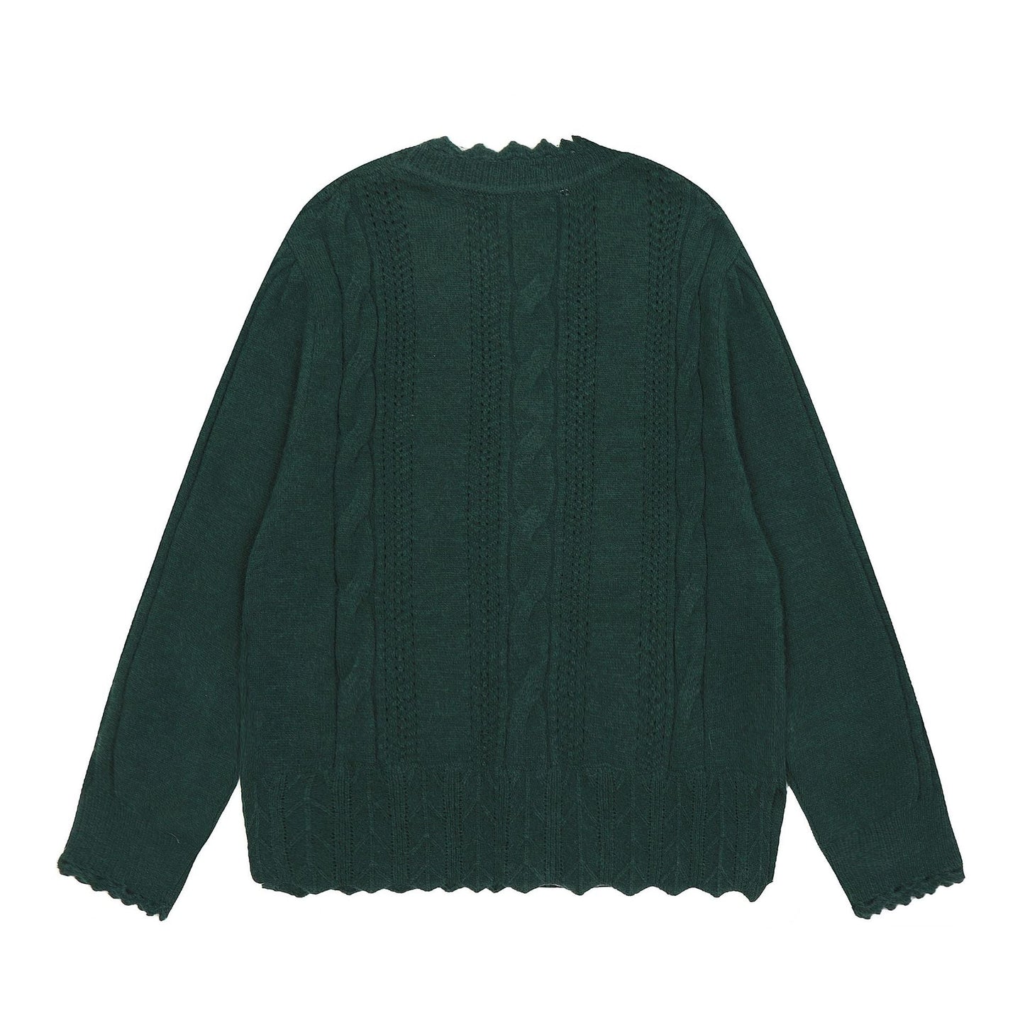 Vivienne Westwood Lace-Trimmed Cotton-Wool Cardigan