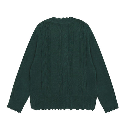 Vivienne Westwood Lace-Trimmed Cotton-Wool Cardigan
