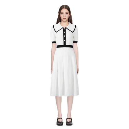 Ladies sleeveless lapel dress（副本） THOM TREND