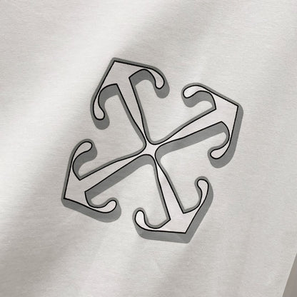 OFF-Whlte Arrow Logo Cotton T-shirt#27