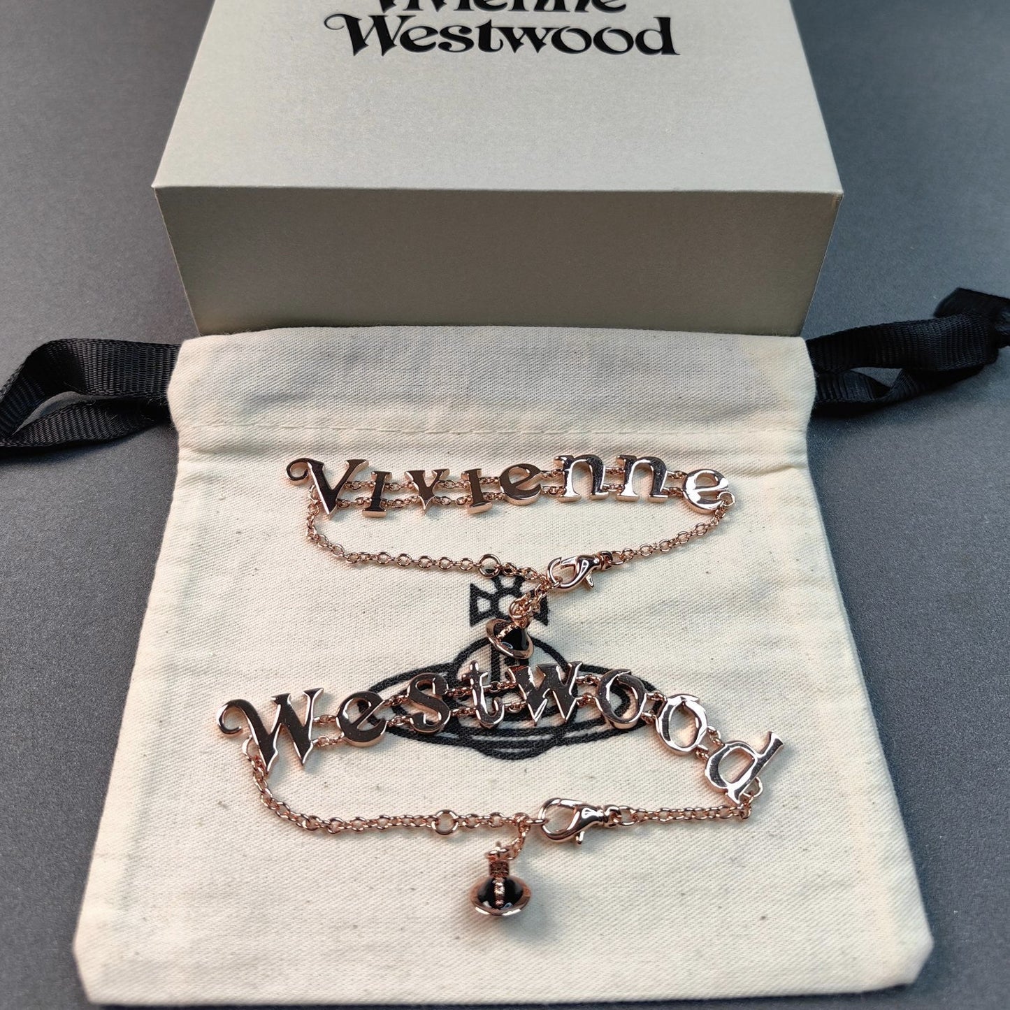 Vivienne Westwood Pearl Letter Bracelet