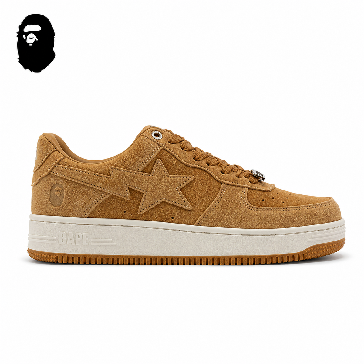 BAPE STA Tokyo Low-Top Sneakers - Tan/Gum