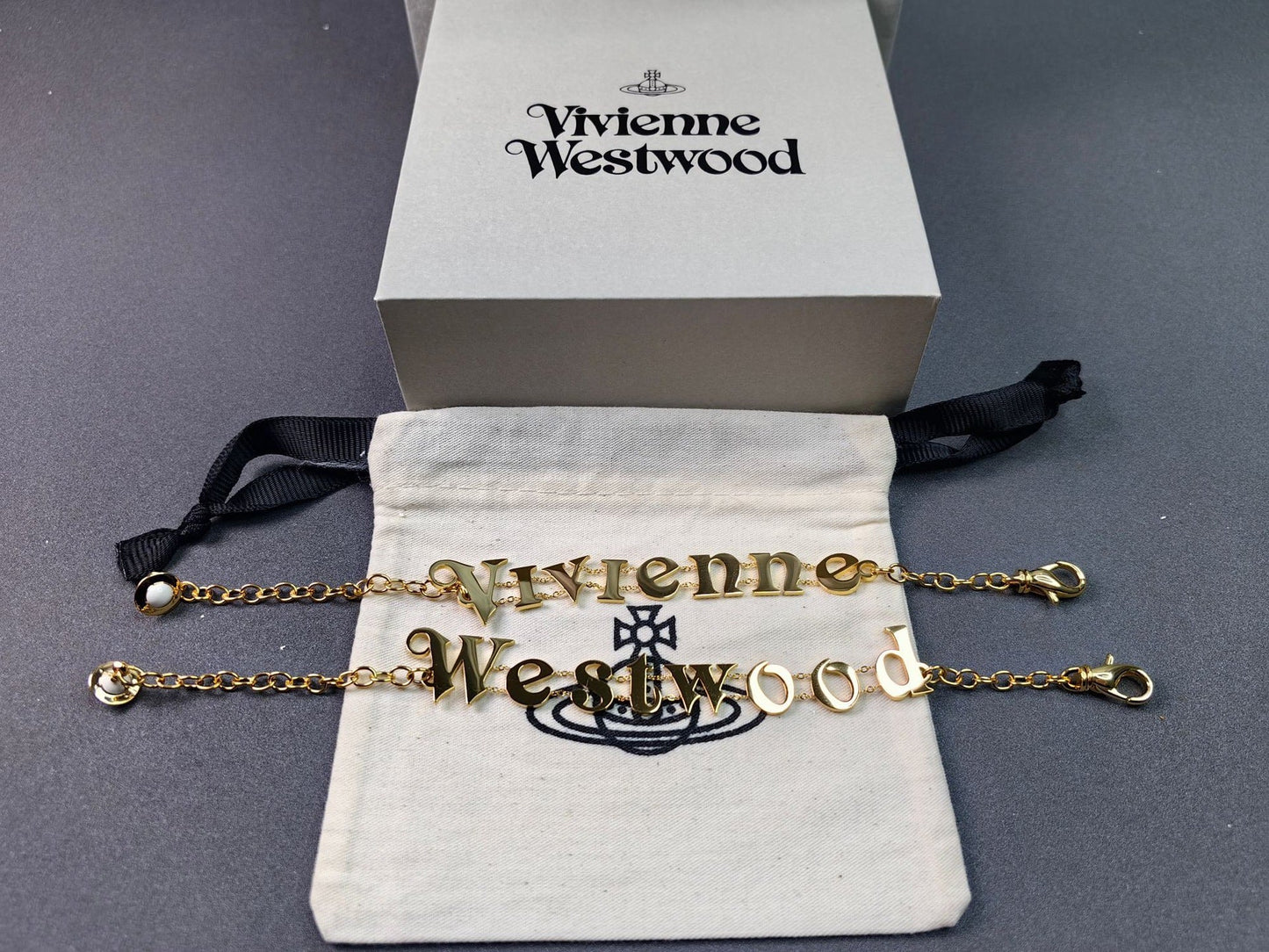 Vivienne Westwood Pearl Letter Bracelet