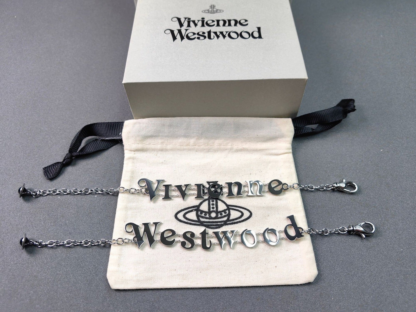 Vivienne Westwood Pearl Letter Bracelet