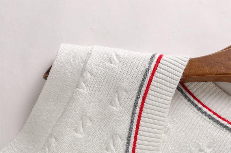 Thom Browne Puppy Embroidered Sweater Vest
