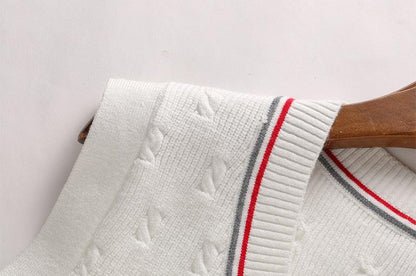 Thom Browne Puppy Embroidered Sweater Vest