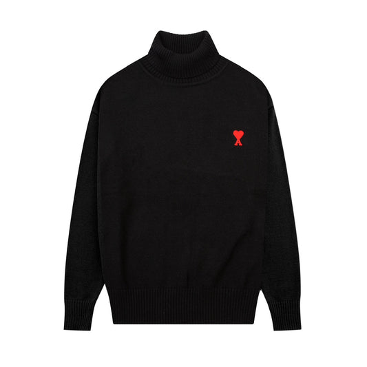 2026 AMI PARIS   Turn Neck Sweater