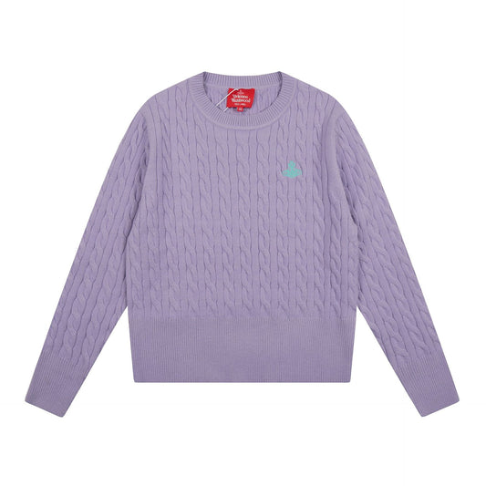 Vivienne Westwood Solid-Color Cotton-Wool Sweater