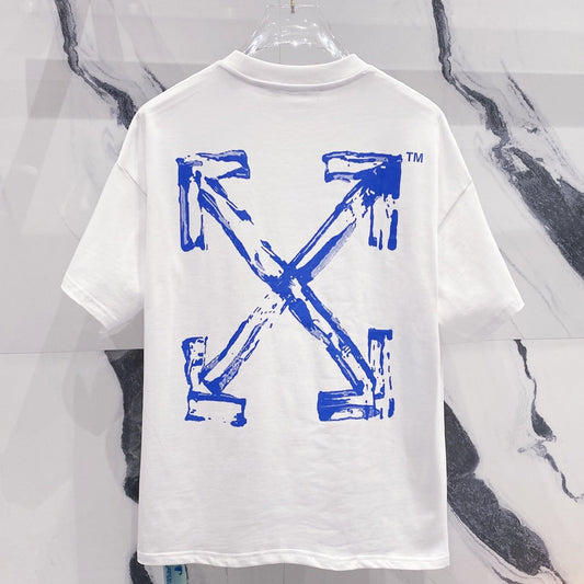 OFF-Whlte Arrow Logo Cotton T-shirt#33