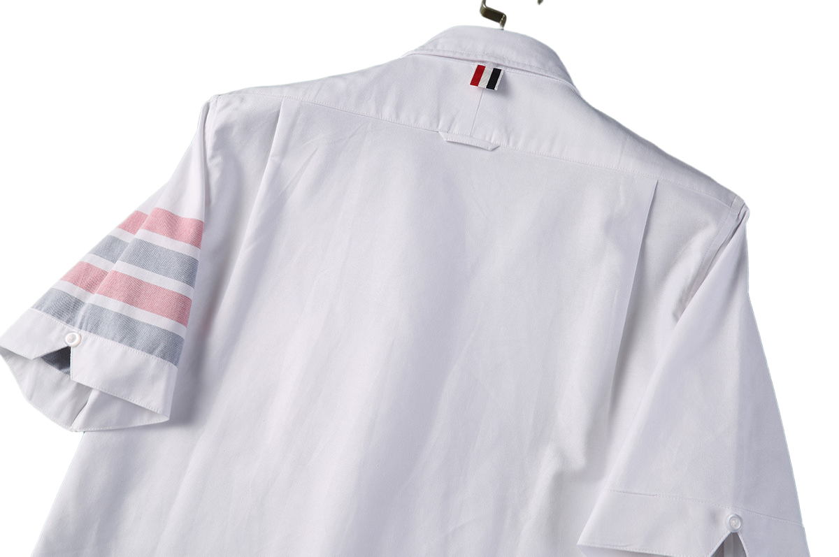 Men's white short sleeve shirt（复制） THOM TREND