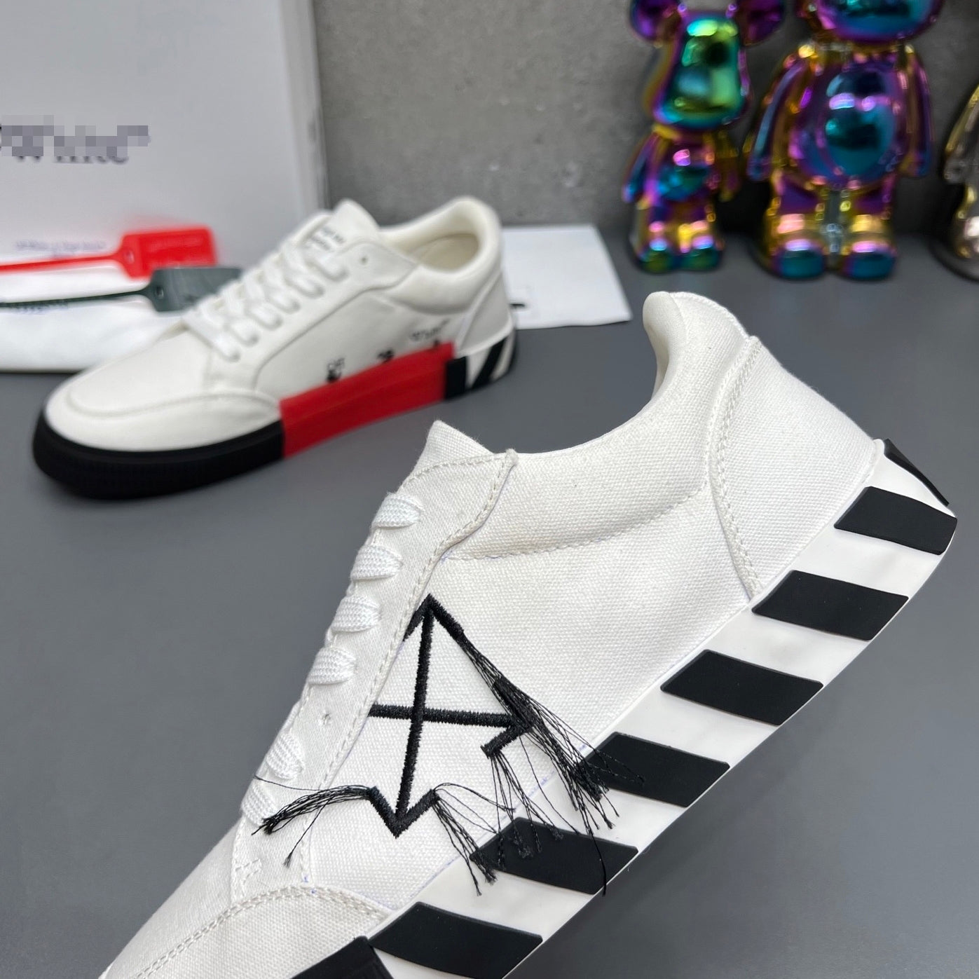 OFF-Whlte Canvas Sneakers#67