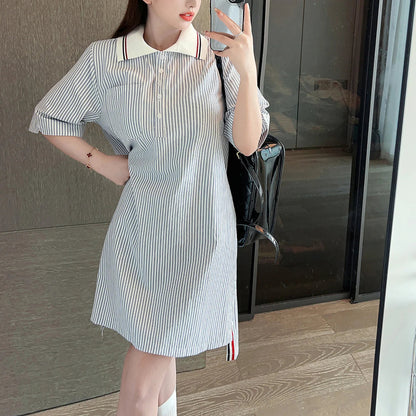 Thom Browne Women's Classic Stripe Cotton Dress