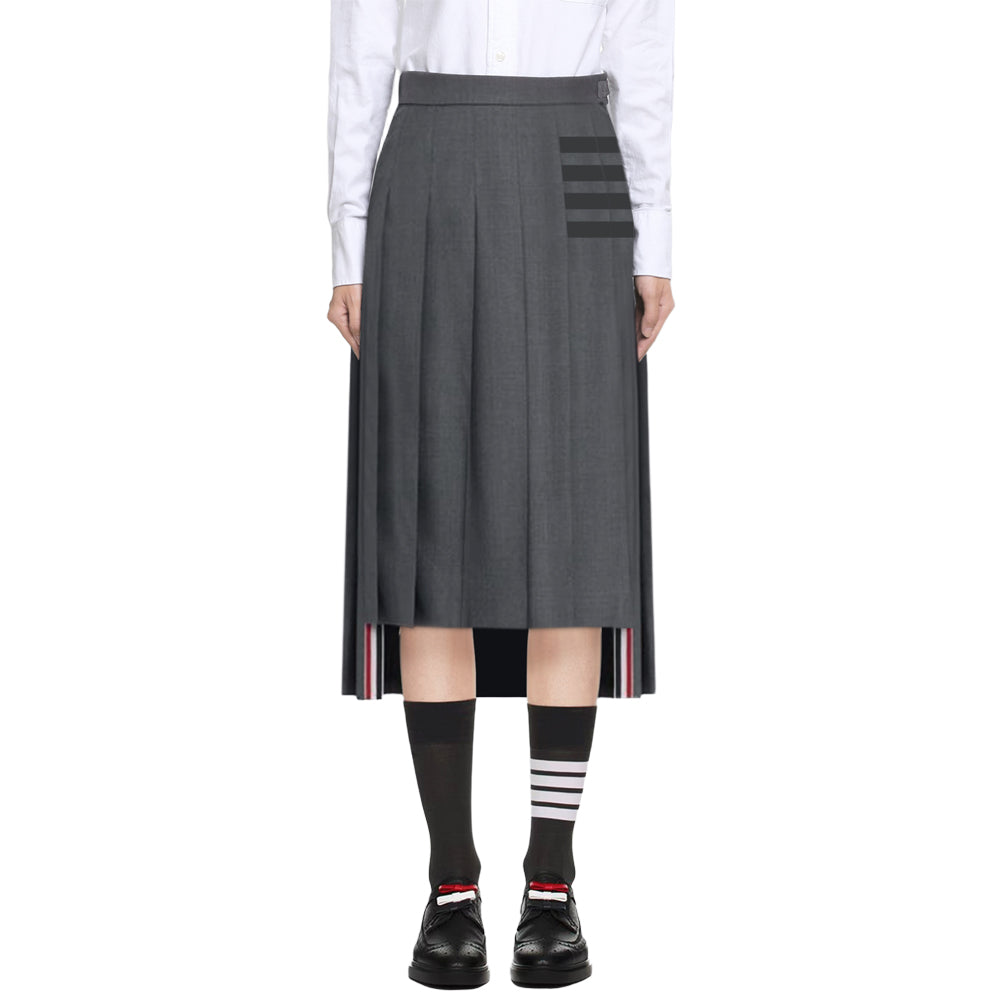 Thom Browne Women's Pure Cotton Long Skirt
