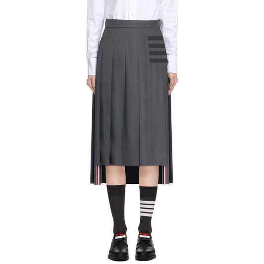 Thom Browne Women's Pure Cotton Long Skirt