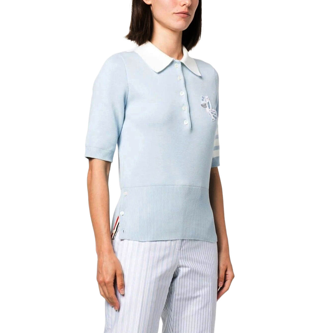 Thom Browne Women's Kite Print Crew Neck T-Shirt