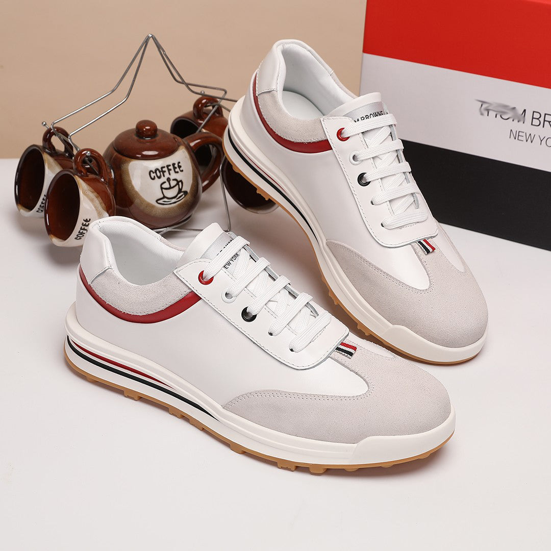 Thom Browne  2025ss Leather sneakers