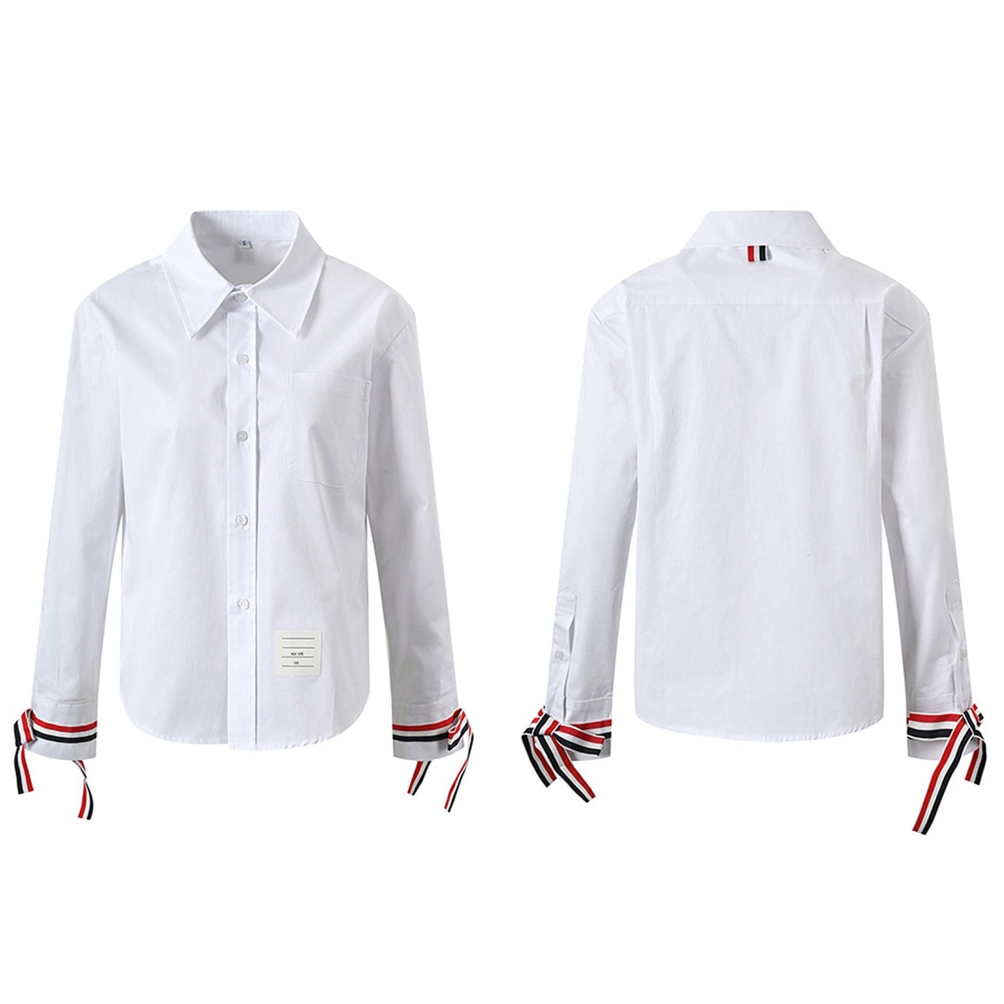 Thom Browne Women's Loose-Fitting Shirt | Oversized Button-Down Blouse