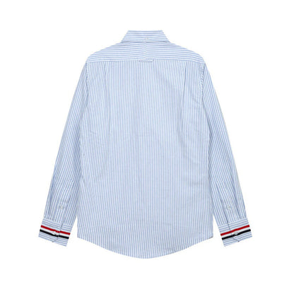 Thom Browne Spring Summer Men's Striped Long Sleeve Shirt