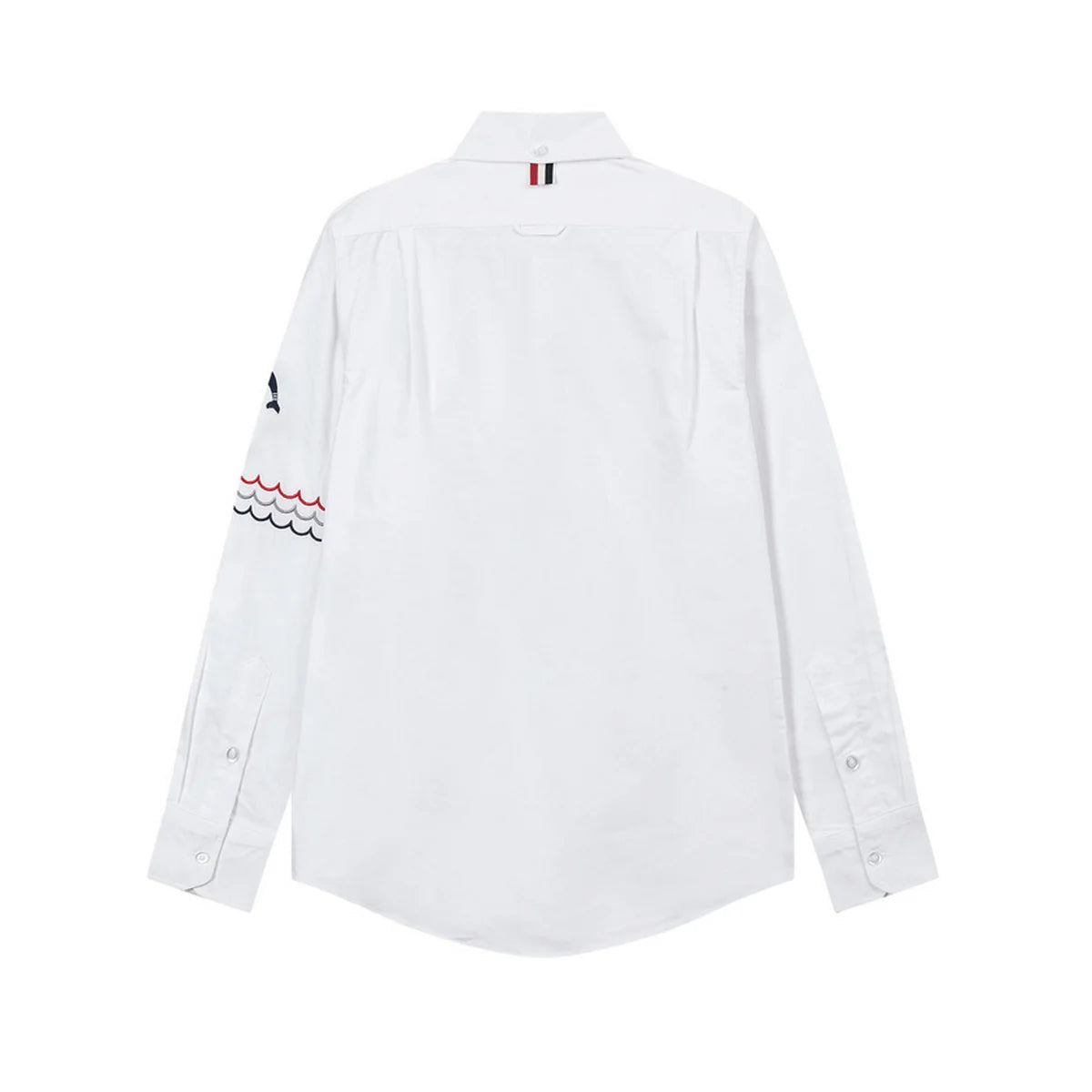 Thom Browne  Spring Summer Men's Embroidered Cotton Shirt