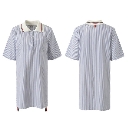 Thom Browne Women's Classic Stripe Cotton Dress
