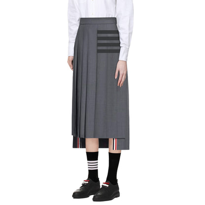 Thom Browne Women's Pure Cotton Long Skirt
