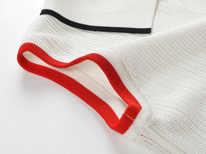 Thom Browne Women's Polo Neck Sleeveless Vest