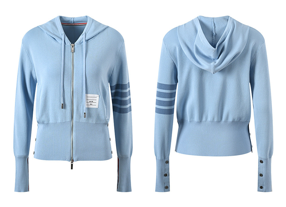 Thom Browne Zip-up Hoodie