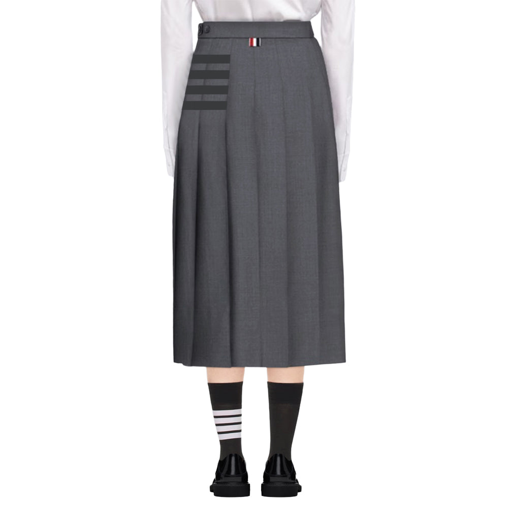 Thom Browne Women's Pure Cotton Long Skirt