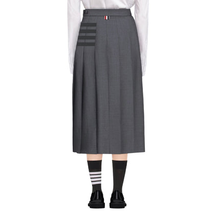 Thom Browne Women's Pure Cotton Long Skirt