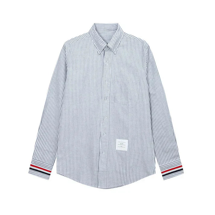 Thom Browne Spring Summer Men's Striped Long Sleeve Shirt