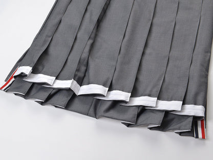 Thom Browne Women's Sleeveless Pleated Vest Dress