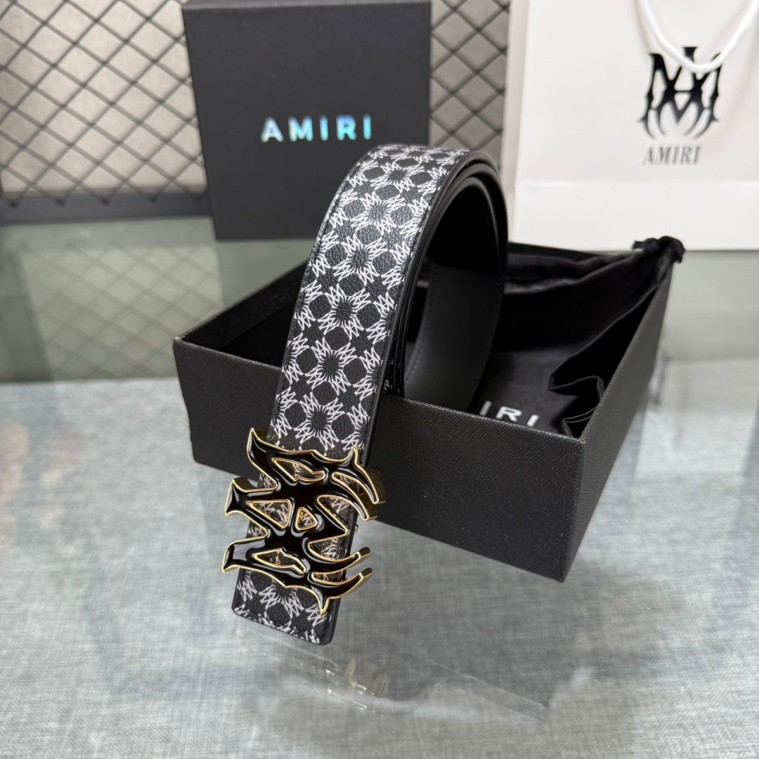 AMIRI Embossed Belt – Buckle #03