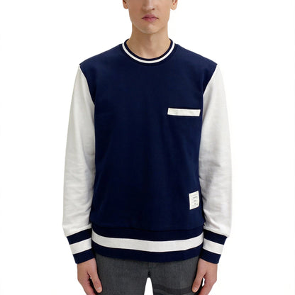 Thom Browne Spring Summer Colorblock Four-Bar Hoodie