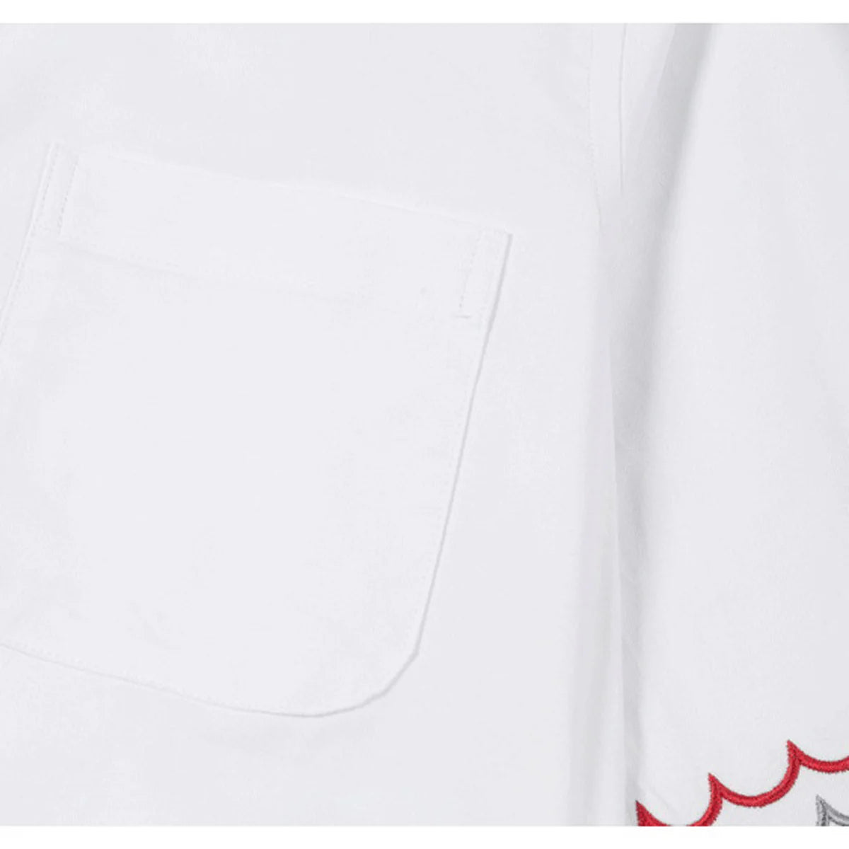 Thom Browne  Spring Summer Men's Embroidered Cotton Shirt