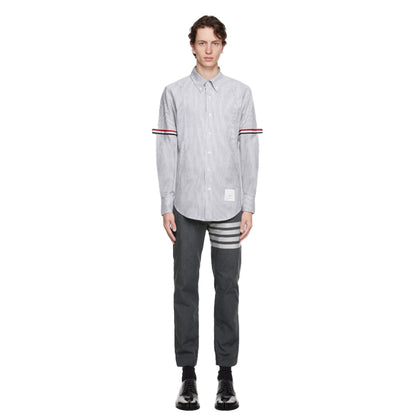 Thom Browne Spring Summer Men's Striped Cotton Shirt
