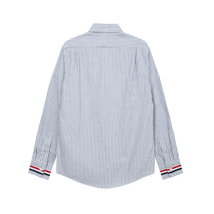 Thom Browne Spring Summer Men's Striped Long Sleeve Shirt