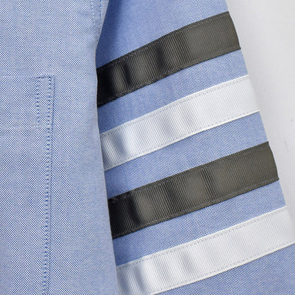 Thom Browne Spring Summer Men's White Shirt with Webbing Cuffs