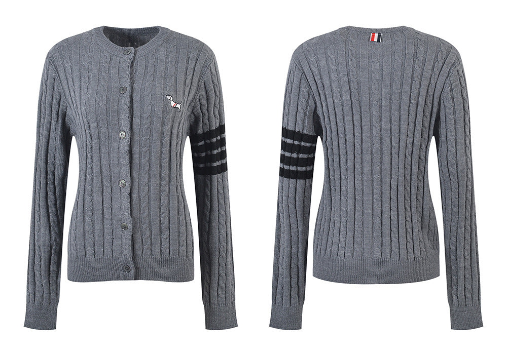 Thom Browne Women's Crew Neck Jacket