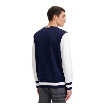 Thom Browne Spring Summer Colorblock Four-Bar Hoodie