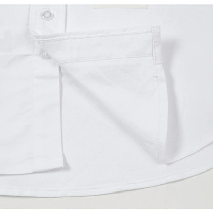 Thom Browne  Spring Summer Men's Embroidered Cotton Shirt